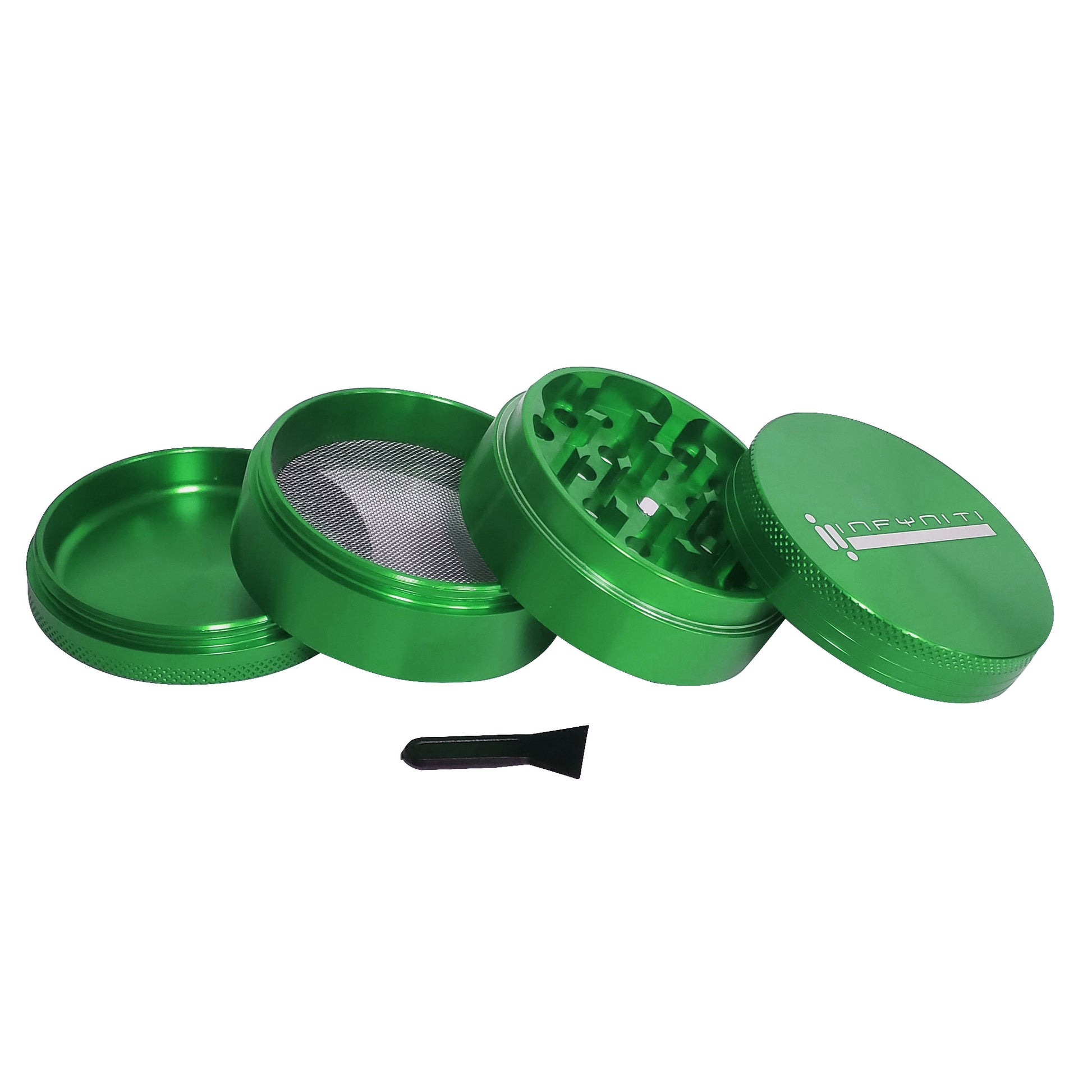 Infyniti Aluminum Grinder | 63 mm | 4 Part - Infyniti Scales