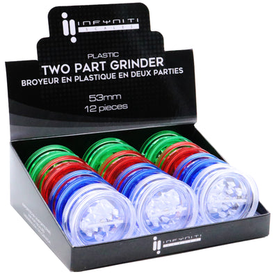 Infyniti Brand Plastic Grinder - 2 part