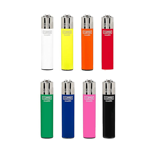 Classic Large Lighter Solid Assorted Colours (48 lighters + 5 Free)