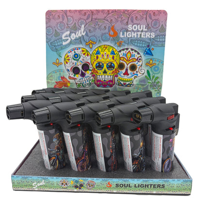 Soul Dual Torch - Biker Skeletons