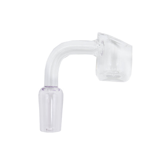 Glass Part: 14mm 90° Non-Frosted Slanted Mouth, Clear