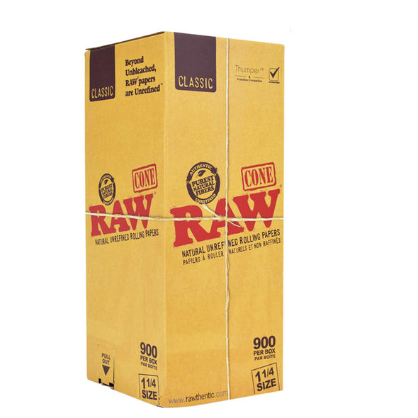 Raw Classic Hemp 1 ¼ Pre-Rolled Cones 900 Pack