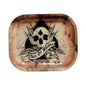 Metal Rolling Tray - Skull & Spades