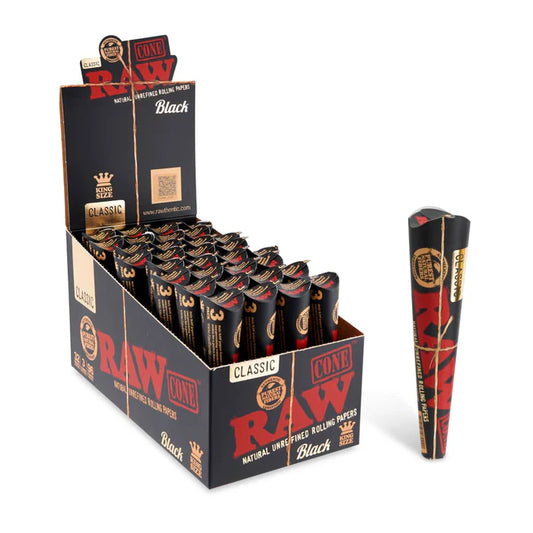 RAW Black Cones King Size