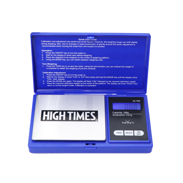 High Times - G-force, balance de poche numérique sous licence, 100 g x 0,01 g
