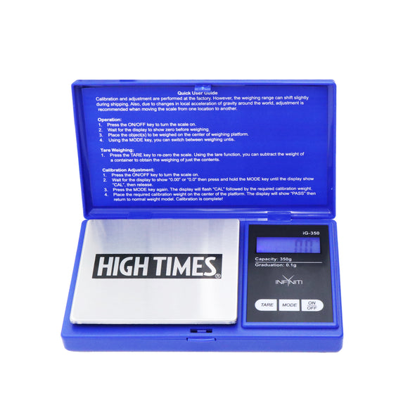 High Times - G-Force, balance de poche numérique sous licence, 350 g x 0,1 g