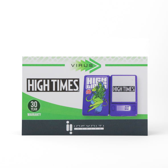 High Times Virus, balance de poche numérique sous licence, 500 g x 0,1 g