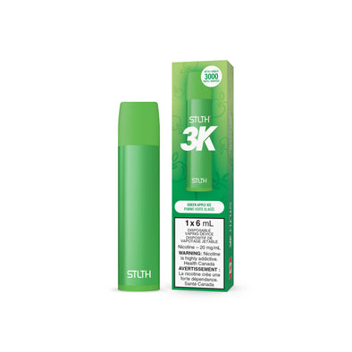 STLTH 3K Disposables - Green Apple