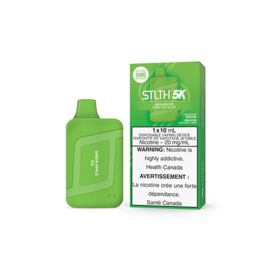 STLTH 5K Jetables - Glace à la pomme verte