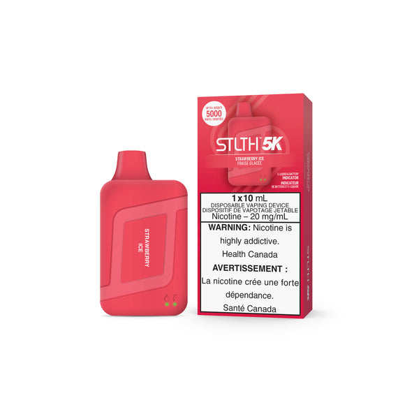 STLTH 5K Jetables - Glace à la fraise
