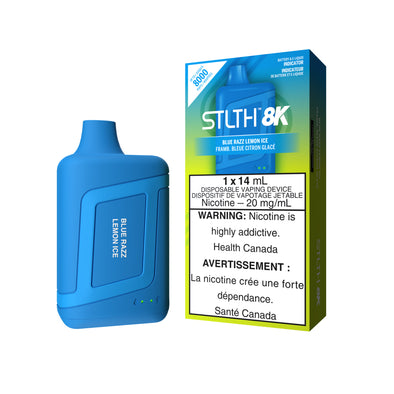 STLTH 8K Jetables - Glace au citron Blue Razz