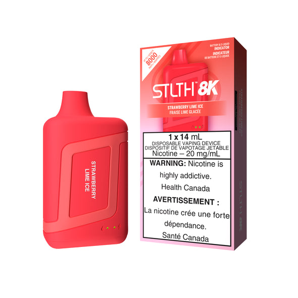 STLTH 8K Disposables - Strawberry Lime Ice