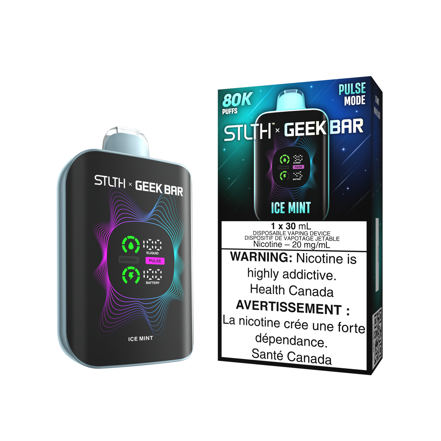 STLTH X Geek Bar Disp - Ice Mint 4/PK