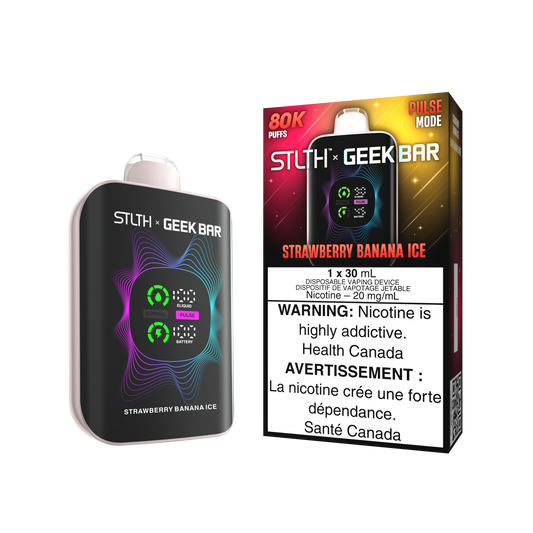 SLTH X Geek Bar Disp - Strawberry Banana Ice 4/PK