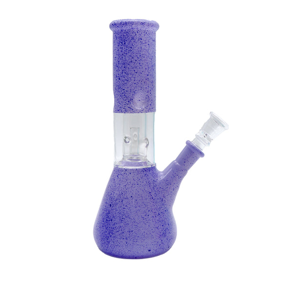 8" Speckle Water Pipe with Ice Catcher and Splashguard