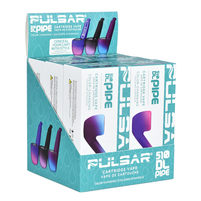 Pulsar 510 DL Pipe Thermo Series Cartridge Vape 650m - 6ct Display