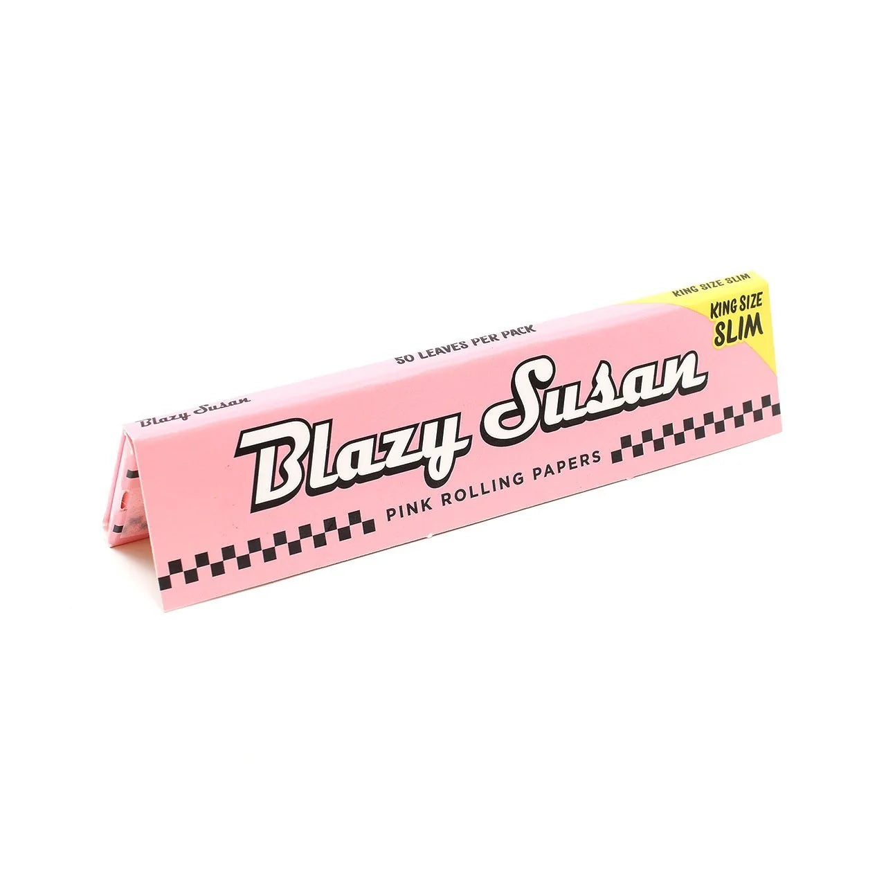 Pink Blazy Susan Rolling Papers - King Size Slim and 1 1/4 Size