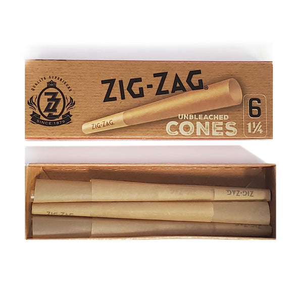 Zig Zag Unbleached Pre-Rolled Cones