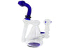 GP1360AST: GLASS PIPE, 10" RECYCLER OIL RIG, ASSORTED - Infyniti Scales
