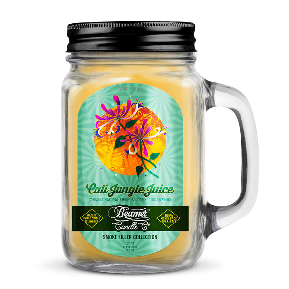 Beamer Candle Co. Pot Mason en verre de 12 oz - Cali Jungle Juice
