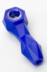 Silicone Diamond Hand Pipe