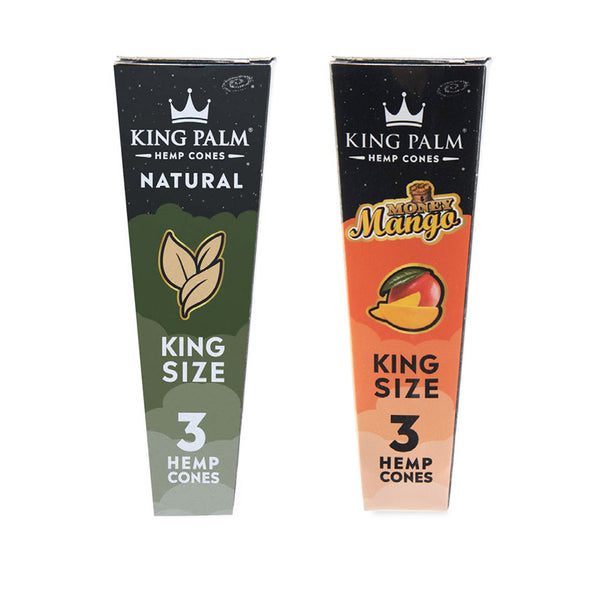 Cônes de chanvre King Palm King Size - 2 saveurs