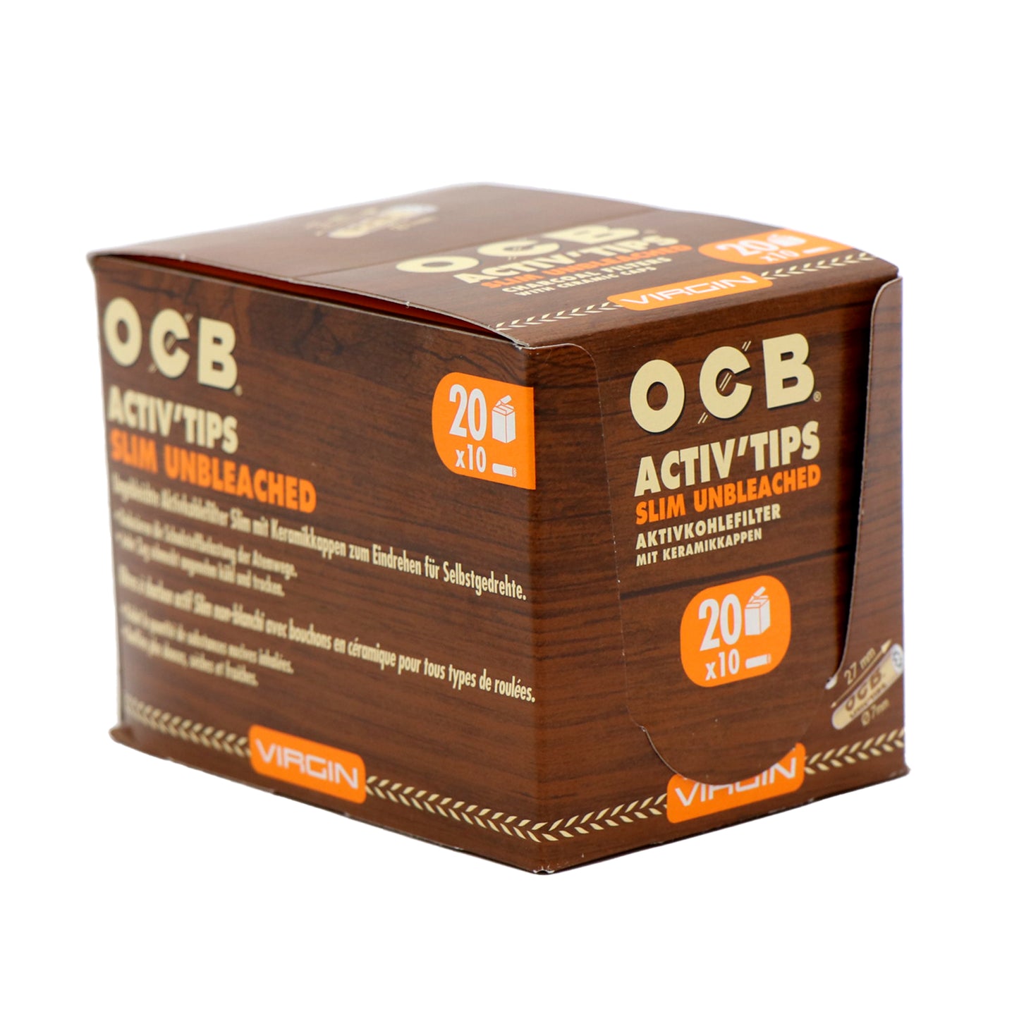 Embouts OCB Activetips Slim non blanchis