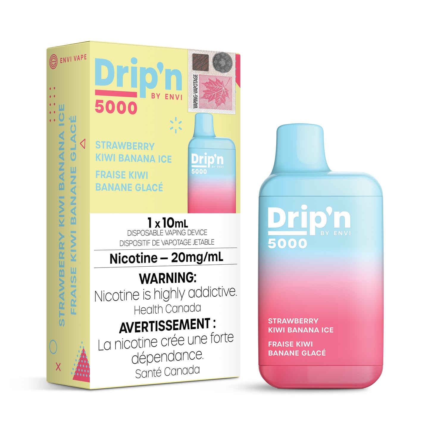 Drip'n By Envi - Glace Fraise Kiwi Banane