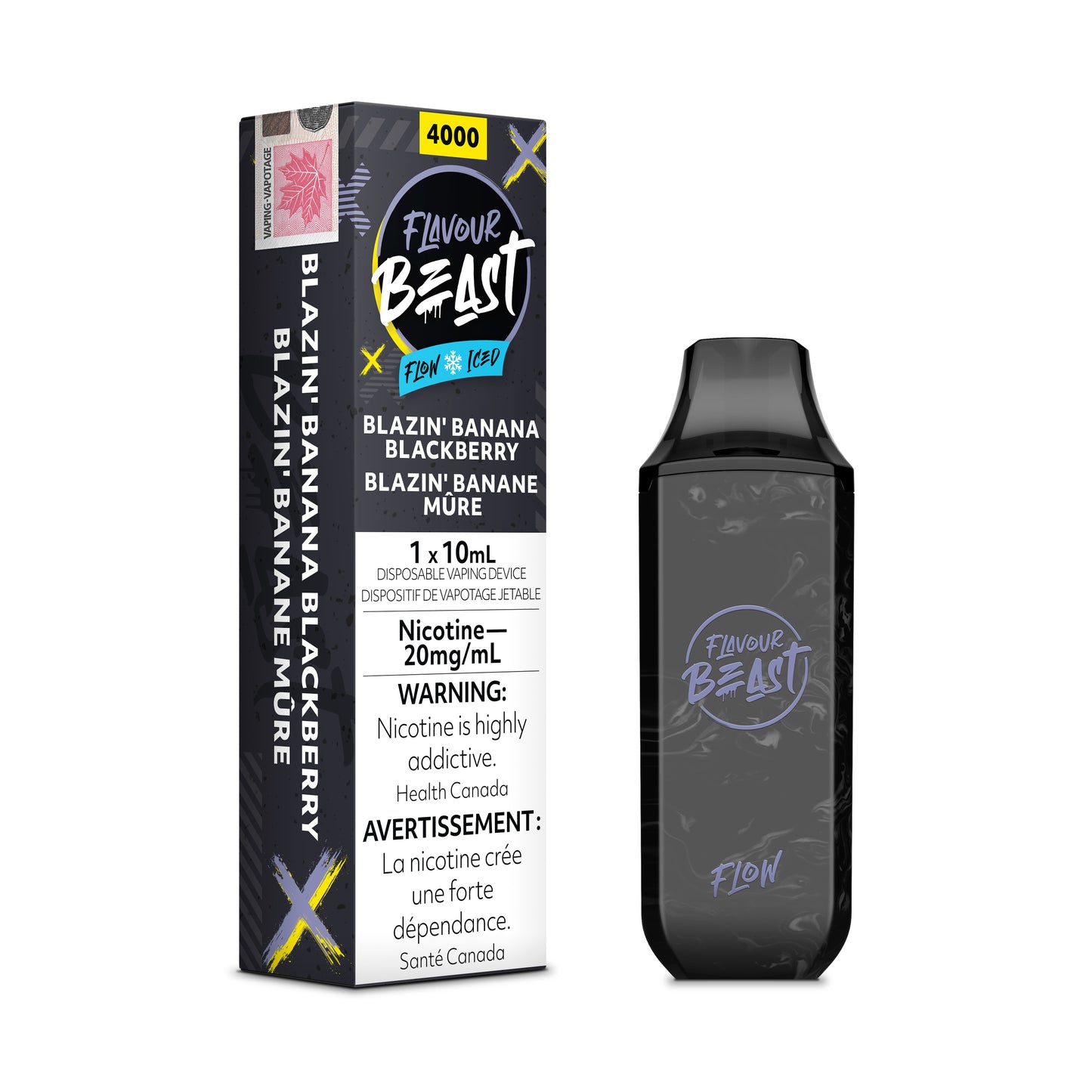 Flavour Beast Flow Disposables - Blazin' Banana Blackberry