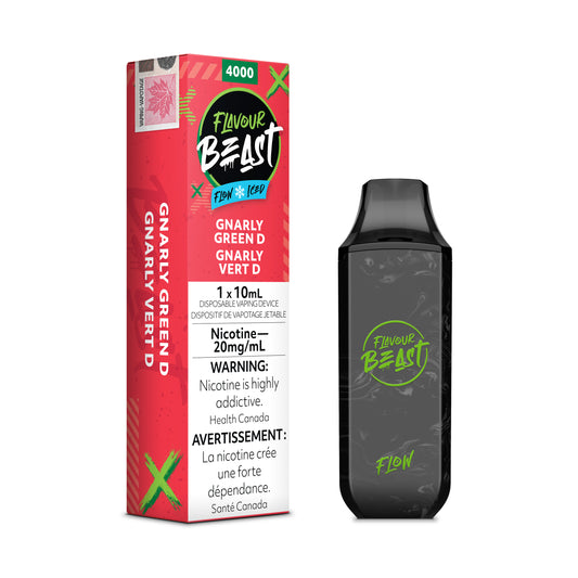 Flavour Beast Flow Disposables - Gnarly Green Iced