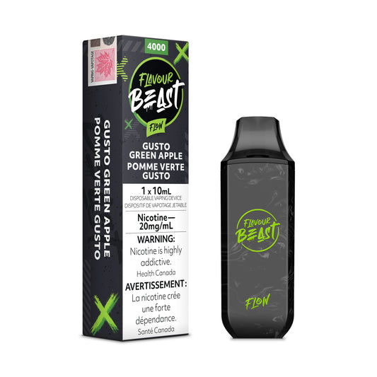 Flavour Beast Flow Disposables - Gusto Green Apple