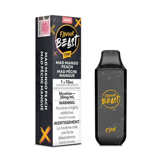 Flavour Beast Flow Disposables - Mad Mango Peach