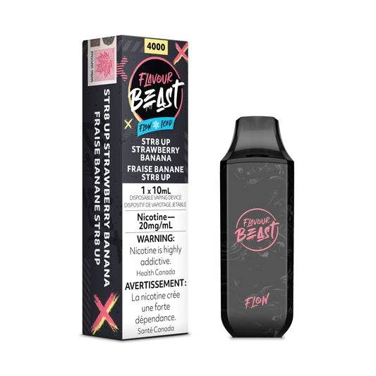 Flavour Beast Flow Disposables - Str8 Up Strawberry Banana