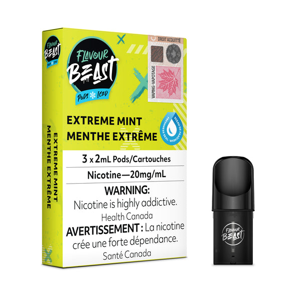 Packs de dosettes Flavour Beast - Menthe extrême glacée