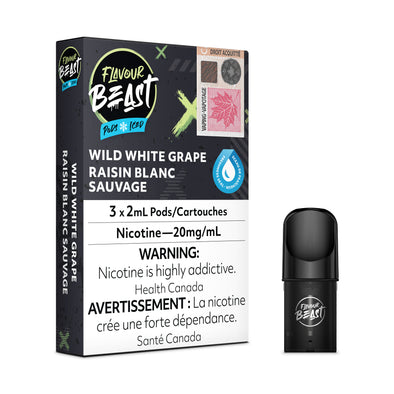 Packs de dosettes Flavour Beast - Raisin blanc sauvage glacé