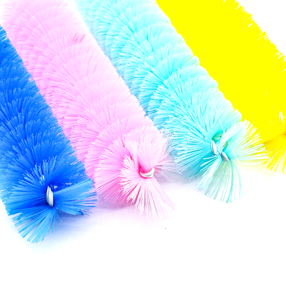 6" Water Pipe Brush - Multi-Colour Pastel Assorted