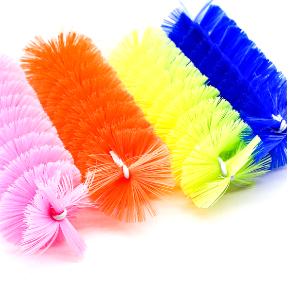 12" Water Pipe Brush - White and Multi-Colour Assorted