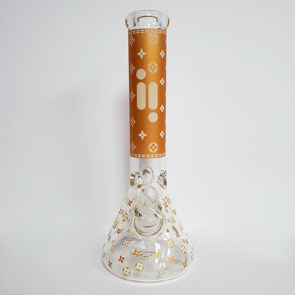 14" Infyniti Brand Water Pipe Glow in the Dark Star Design