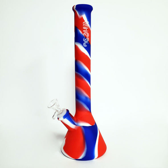 Silicone Water Pipe with Beaker Base