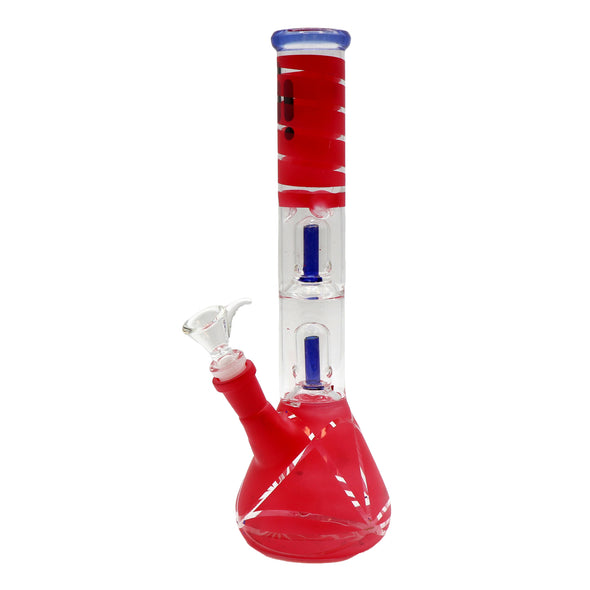 12" Water Pipe with Double Splashguard and Ice Catcher