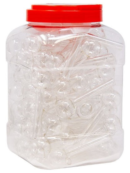 Glass Pipe:4" Oil Pipes,90 units/Jar - Infyniti Scales