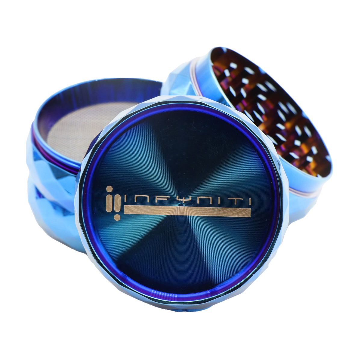 Infyniti Aluminum Grinders | 53 mm | 4 Part - Infyniti Scales