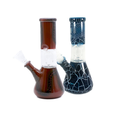 8" Water Pipe with Beaker Base