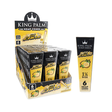 King Palm Hemp Cones 1 ¼  - Lil Lemon