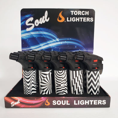 Soul - Torch Black & White Patterns