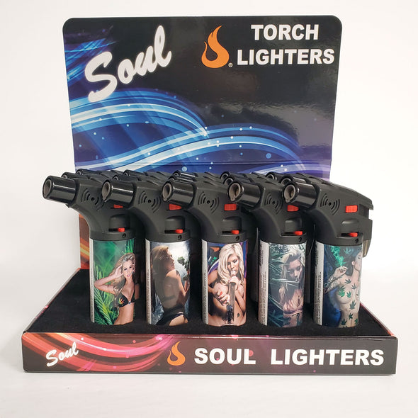Soul- Torch Girls & Leaves Design