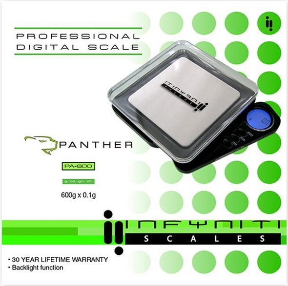 Panther Digital Pocket Scale, 600g x 0.1g - Infyniti Scales