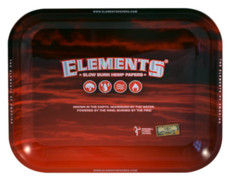 Red Elements Rolling Tray