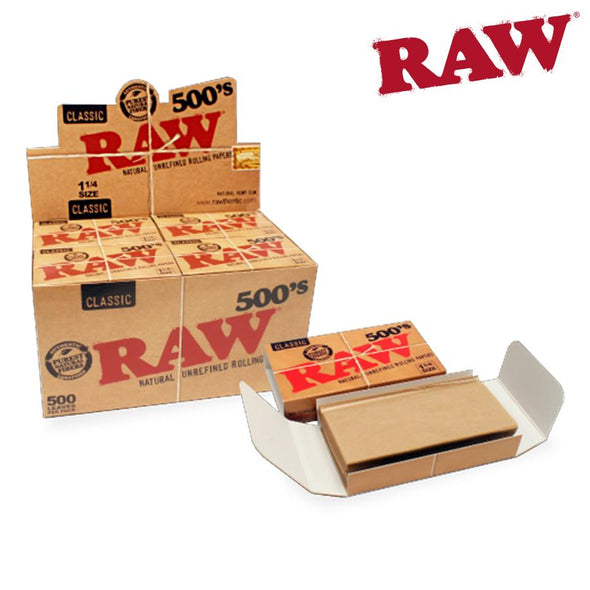 Raw Classic Creaseless Cigarette Paper - 500'S - Infyniti Scales