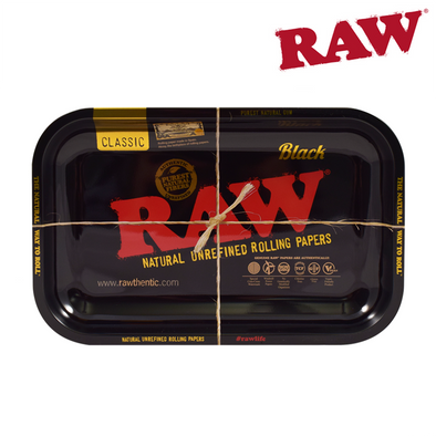AC-RT1035: Raw Classic Black Rolling Tray - Infyniti Scales